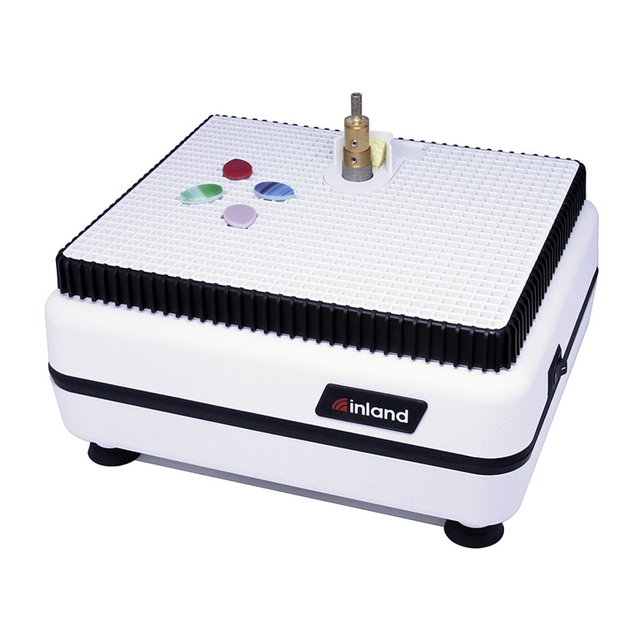 Inland Craft WizCG, WizlingCG - Stained Glass Grinder Manual