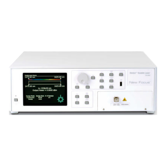 New Focus TLB-6600 User Manual