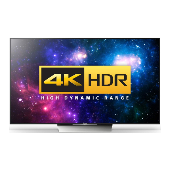 Sony KD-55XD8505 Service Manual