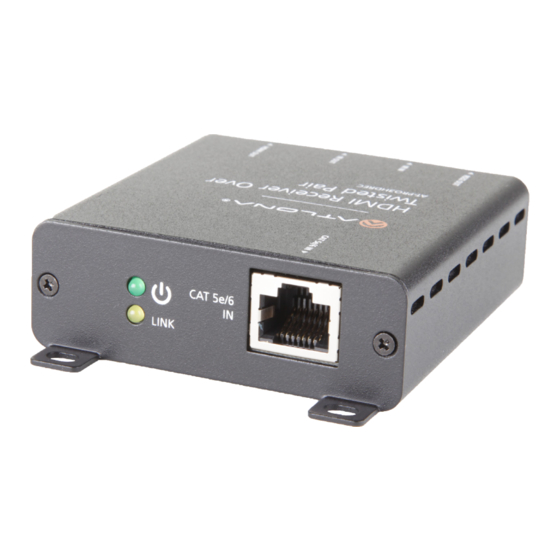 Atlona AT-PRO3HDREC User Manual