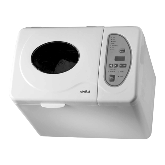 User Manuals: elvita 643-042 Bread Maker Belt
