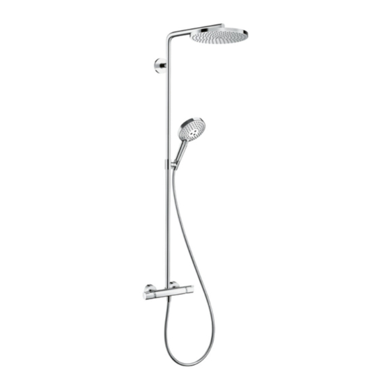 Hans Grohe Showerpipe 240 1jet P 27633000 Manuals
