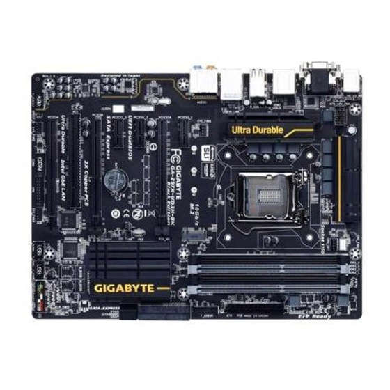 Gigabyte GA-Z97X-UD3H-BK Manuals