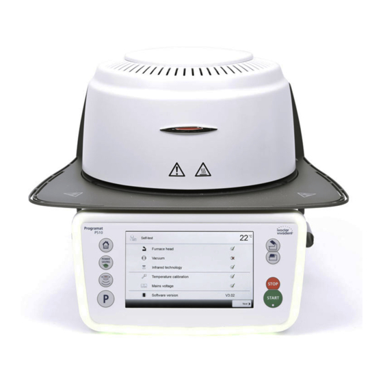 User Manuals: Ivoclar Vivadent 747827AA Dental Furnace