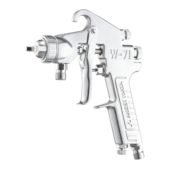 Anest Iwata W-71 Instruction Manual