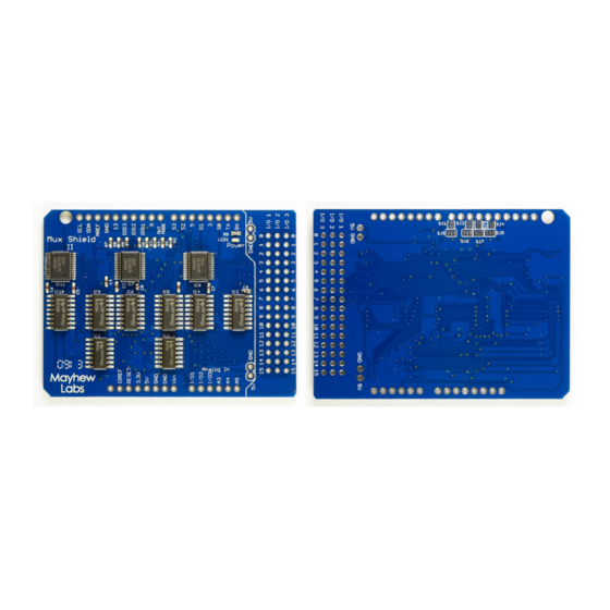 User Manuals: Mayhew Labs Mux Shield II Input Router