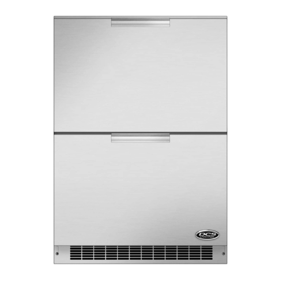 Fisher & Paykel DCS RF24DE Drawers Manuals