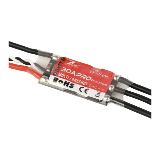 ZTW Spider PRO Series Manual Instruction