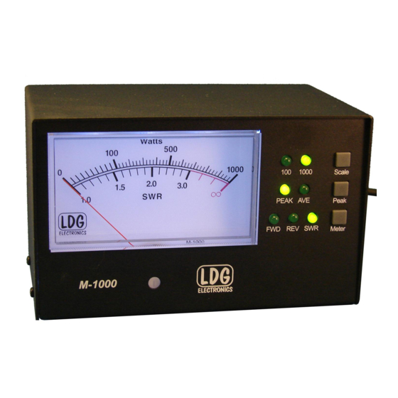 LDG M-1000 Operation Manual