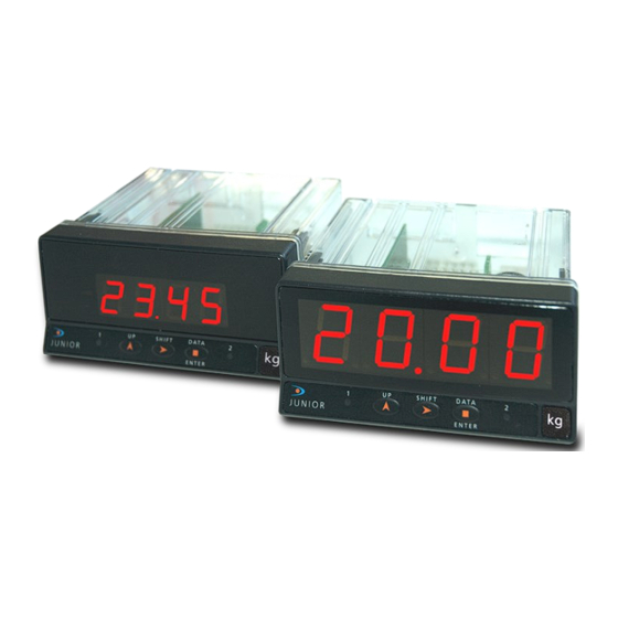 User Manuals: Ditel KOSMOS JUNIOR-C Load Cell Indicator
