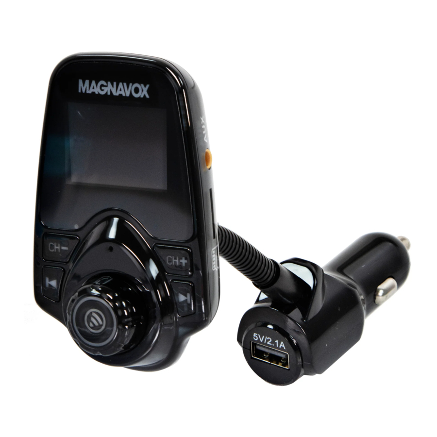 Magnavox MMA3336 - FM Transmitter with Bluetooth Manual
