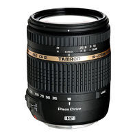 Tamron AF 18-200mm F/3.5-6.3 XR Di II LD Aspherical Quick Manual