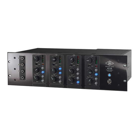 UNIVERSAL AUDIO 8110 MANUAL Pdf Download ManualsLib