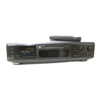 Sony MDS-J3000 Manuals | ManualsLib