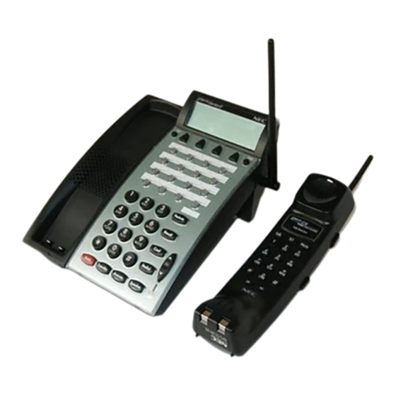 NEC DTP-16HC - Dterm Handset Cordless Telephone User Manual