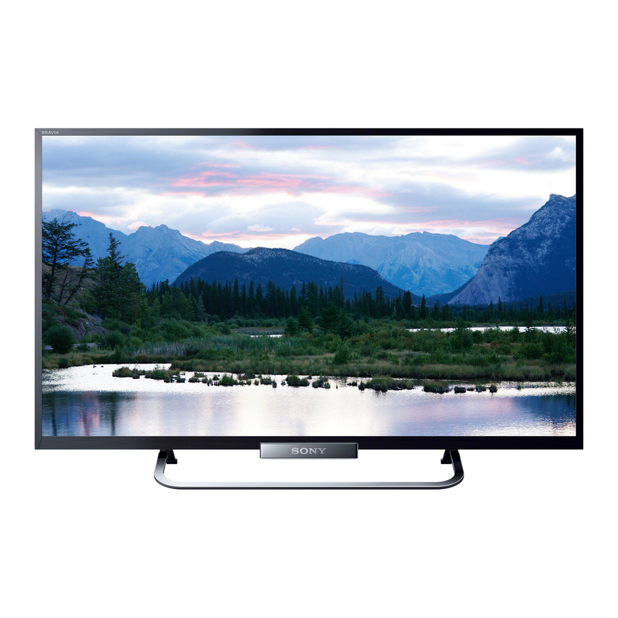 SONY KDL32W600A INSTRUCTION & OPERATION MANUAL Pdf Download ManualsLib