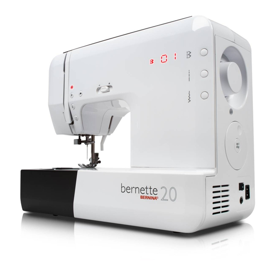 Bernina Bernette 20 Operation Manual