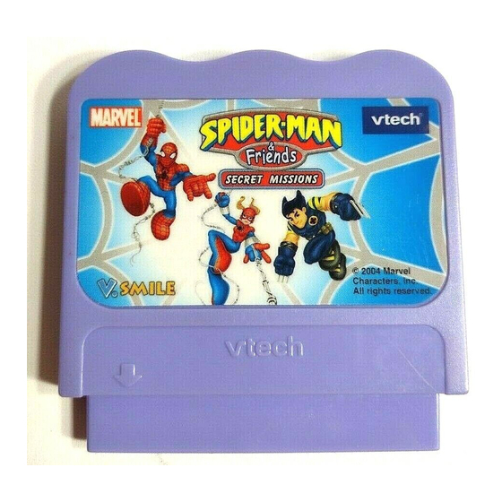 VTECH V.SMILE: SPIDER-MAN & FRIENDS SECRET MISSIONS USER MANUAL Pdf ...