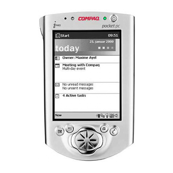 COMPAQ IPAQ POCKET PC H3100 SERIES SPECIFICATION Pdf Download ManualsLib