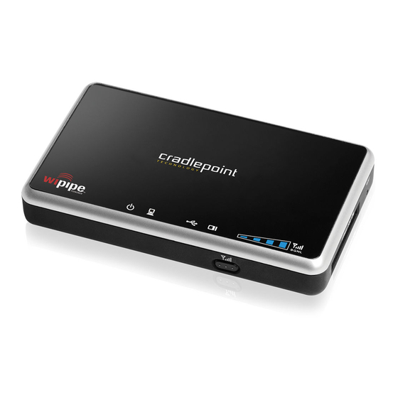 CRADLEPOINT CBR400 SETUP MANUAL Pdf Download ManualsLib