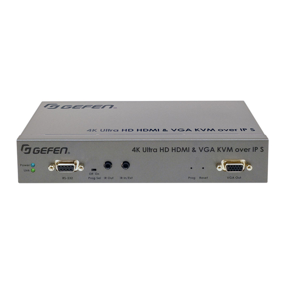 Gefen EXT-UHDV-KA-LANS-TX User Manual
