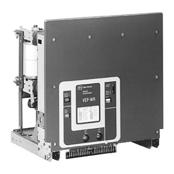 Eaton Cutler-Hammer VCP-WR Series Instructions For The Use, Operation And Maintenance