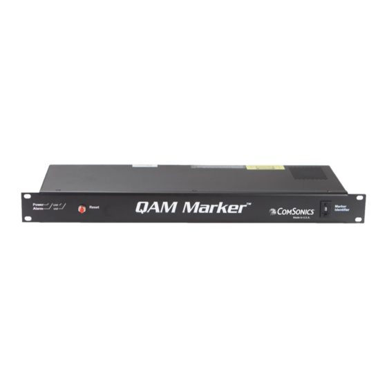 ComSonics QAM Marker Manuals