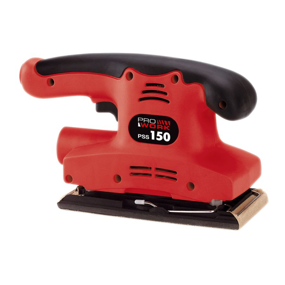Pro Work PSS 150 Operating Instructions Manual