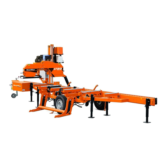 Wood-mizer Sawmill LT20 AC MH Series Safety, Setup, Operation & Maintenance Manual