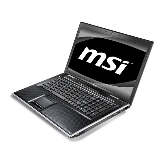 MSI FR720 User Manual