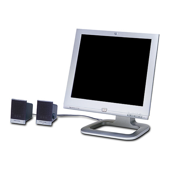 HP D5064S - Pavilion F70 - 17" LCD Monitor Datasheet