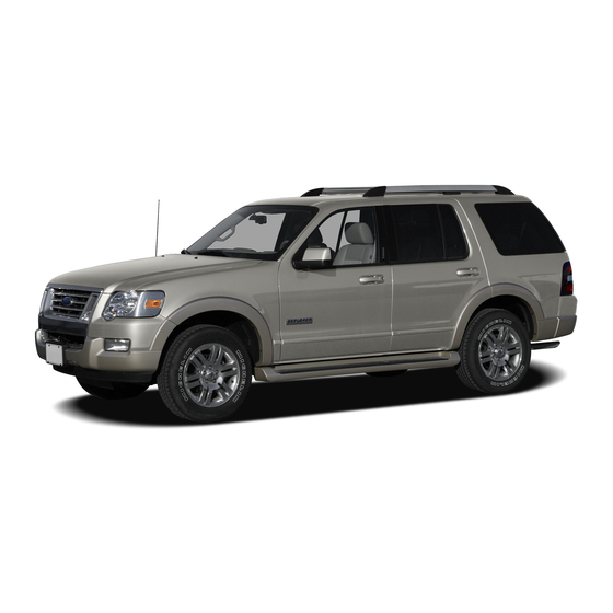 Ford 2006 Explorer Quick Reference Manual