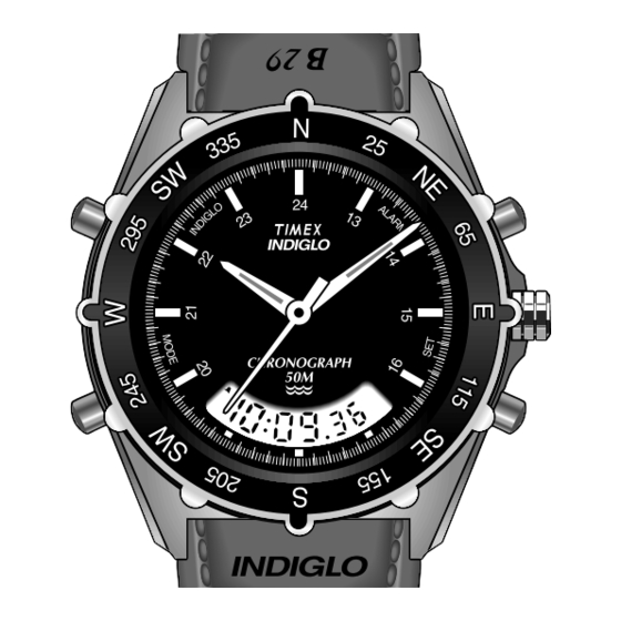 Timex INDIGLO Series Instructions