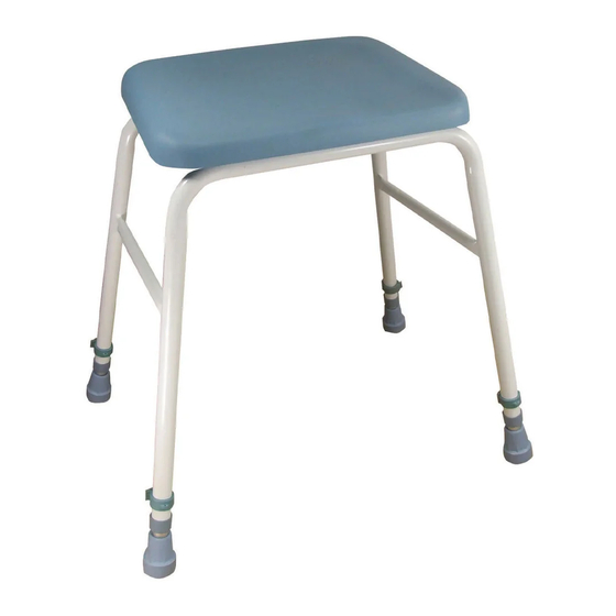 aidapt Astral Perching Stool VG862 Fixing And Maintenance Instructions