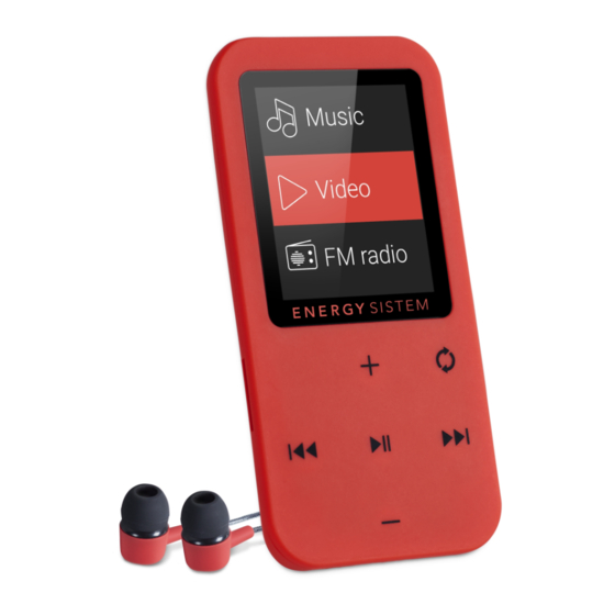ENERGY SISTEM Touch Manual