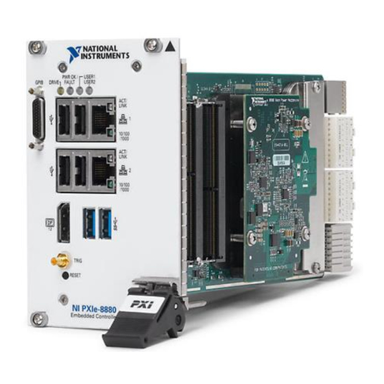 National Instruments PXIe-8880 Getting Started