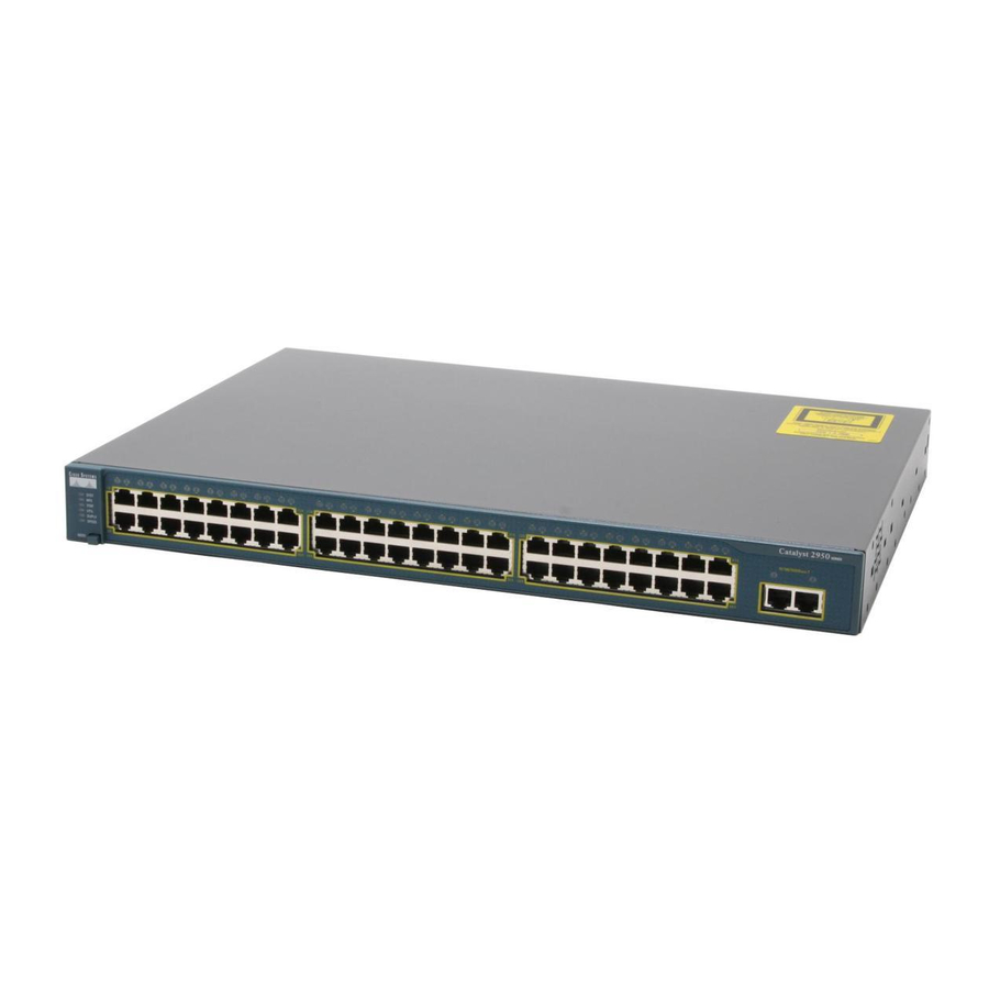 Cisco WS-C2950T-48-SI Manuals