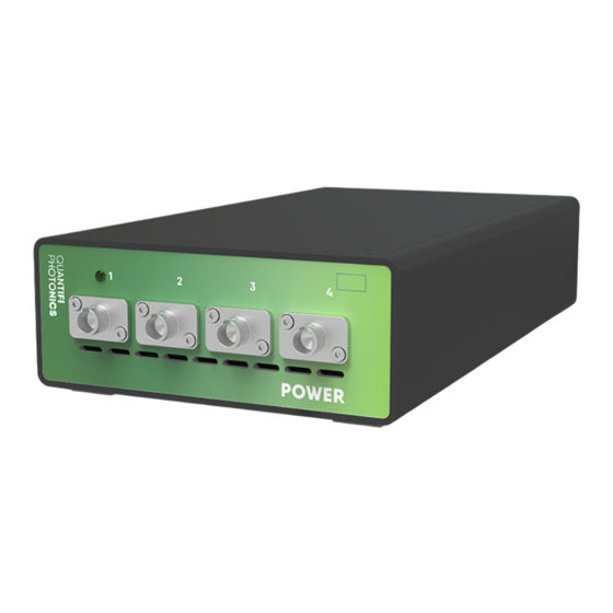 Quantifi Photonics POWER 1400 Series User Manual