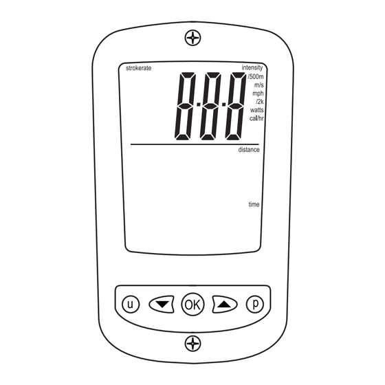 WaterRower A1 Operating Instructions