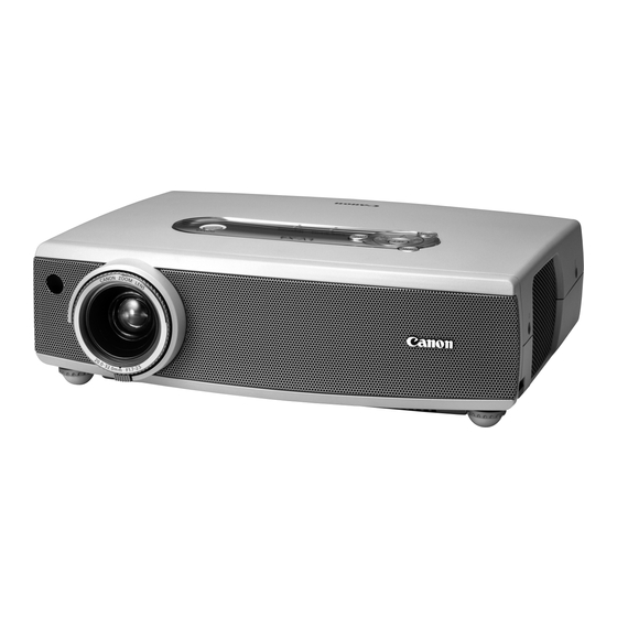 Canon LV-X4U Service Manual