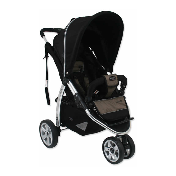 Valco baby Latitude Stroller Product Reference Manual