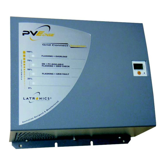 Latronics PVE1200 Instruction Manual