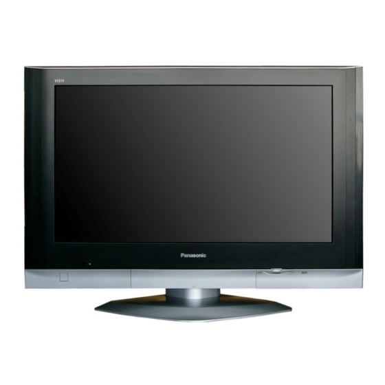 Panasonic TX-32LX600F Service Manual