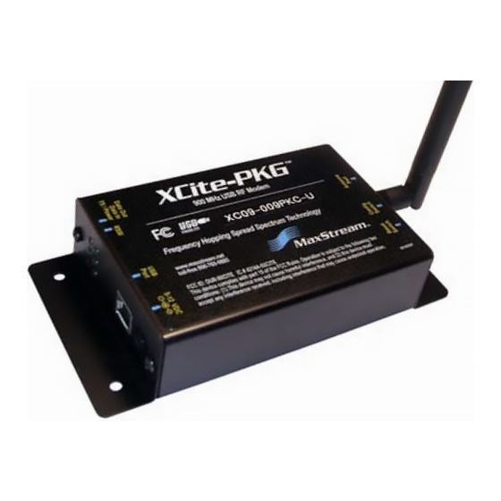 MaxStream XTend-PKG-U Quick Start Manual