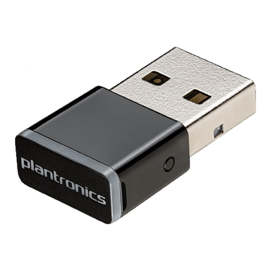 Plantronics BT600 USB-C Manuals