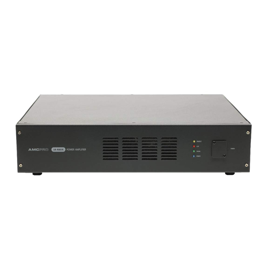 AMC iA480X User Manual
