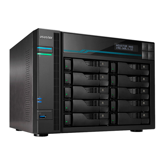 ASUSTOR Lockerstor 10 Pro Memory Installation Manual