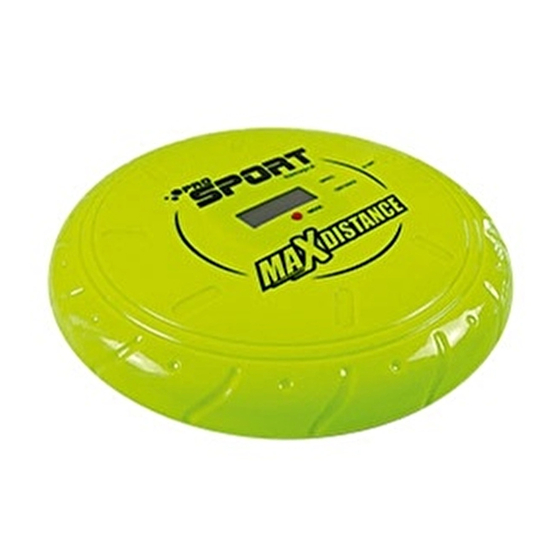 ItsImagical Pro-Sport Record Flying Disk Quick Start Manual