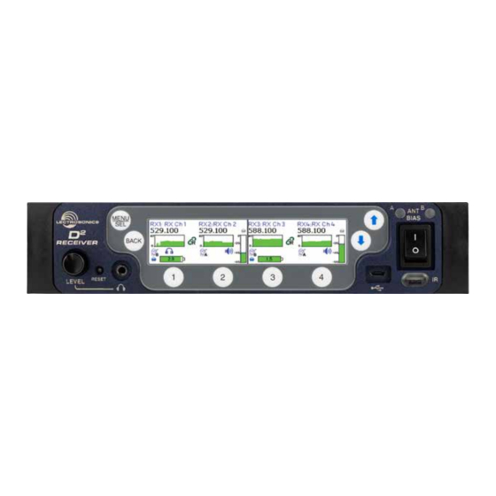 Lectrosonics Dante DSQD/AES3 Instruction Manual