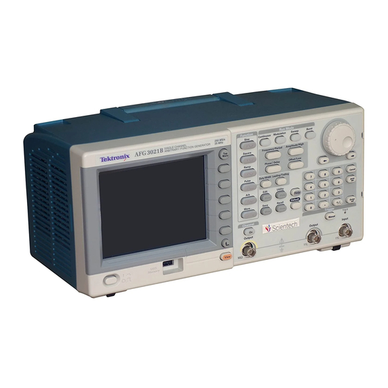 Tektronix AFG3000C Series Technical Reference